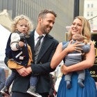 ryan reynolds and blake lively with daughters at walk of fame