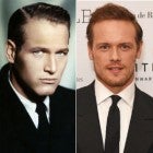 Paul Newman and Sam Heughan