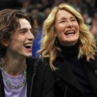 Timothee Chalamet and Laura Dern