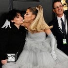GRAMMYs 2020: Ariana Grande Arrives With Her Mom and Dad