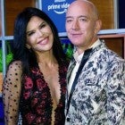 Lauren Sanchez and Jeff Bezos at an Amazon Prime Event in Mumbai, India on Jan. 16