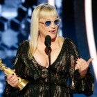 patricia arquette on stage during 2020 golden globe awards