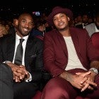 Kobe Bryant (L) and NBA player Carmelo Anthony attend the 2016 ESPYS at Microsoft Theater on July 13, 2016 in Los Angeles, California. 