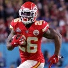 Damien Williams 26 of the Kansas City Chiefs