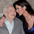 Kirk Douglas and Catherine Zeta Jones