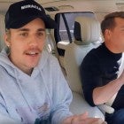 Justin Bieber and James Corden on 'Carpool Karaoke'