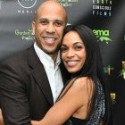 Cory Booker and Rosario Dawson