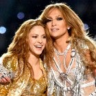 Shakira and Jennifer Lopez perform onstage during the Pepsi Super Bowl LIV Halftime Show