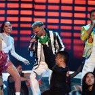 Becky G, Pedro Capo and Carlos Rivera 2020 Premio Lo Nuestro