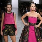 Delilah Belle Hamlin, Lisa Rinna and Amelia Gray Hamlin walk Dennis Basso runway 1280