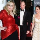 Rebel Wilson and Prince William and Kate Middleton