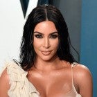 Kim Kardashian at the 2020 Vanity Fair Oscar Party