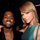 Kanye West and Taylor Swift at The 2015 GRAMMY Awards