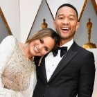Chrissy Teigen and John Legend at the 89th Annual Academy Awards