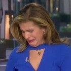 Hoda Kotb crying on today show while talking to drew brees
