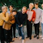 James Corden and BTS