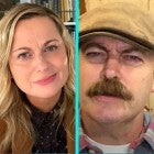 Amy Poehler and Nick Offerman in 'Parks and Recreation' Reunion