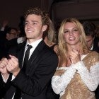 Justin Timberlake and Britney Spears during The 44th Annual GRAMMY Awards