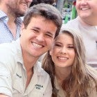 Chandler Powell and Bindi Irwin at Steve Irwin being honored posthumously walk of fame
