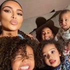 Kim Kardashian and kids