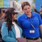 America Ferrera as Amy and Lauren Ash as Dina - superstore season 5 finale