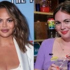 Chrissy Teigen and Alison Roman - split