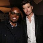 Andre Harrell and Robin Thicke attend the Remy Martin V.S.O.P Ringleader Culmination Event with Robin Thicke at Marquee on March 4, 2013 in New York City. 