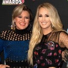 Kelly Clarkson and Carrie Underwood in 2018