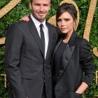 David Beckham and Victoria Beckham at the British Fashion Awards 2015 