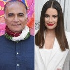 Iqbal Theba and Lea Michele