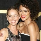 Nathalie Emmanuel and Emilia Clarke