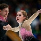 Ekaterina Alexandrovskaya and Harley Windsor of Australia compete in the Pairs Short Program during day 1 of the ISU Grand Prix of Figure Skating, Rostelecom Cup 2018 at Arena Megasport on November 16, 2018 in Moscow, Russia.