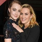 Saoirse Ronan and Kate Winslet at the Moet British Independent Film Awards 2015 
