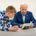 Joe Biden and Brayden Harrington
