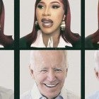 Cardi B and Joe Biden