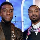 Chadwick Boseman and Michael B. Jordan