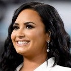 Demi Lovato performs the National Anthem during super bowl