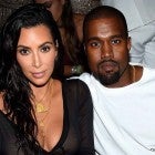 Kim Kardashian and Kanye West at 2017 vma