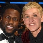 Ellen DeGeneres and Kevin Hart