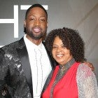 Dwyane Wade and his mom Jolinda Wade on the red carpet attending the Night on the Runwade Event at Revel Fulton Market on March 19th, 2017 in Chicago, Illinois.