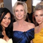 Jane Lynch Naya Rivera Heather Morris 