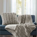 Madison Park Faux Fur Throw