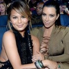 Chrissy Teigen and Kim Kardashian 