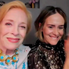 Holland Taylor and Sarah Paulson Emmys