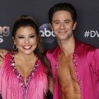 Justina Machado and Sasha Farber DWTS