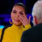 Kim Kardashian West and David Letterman