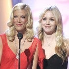 Luke Perry, Jennie Garth and Tori Spelling