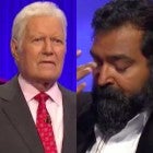 Alex Trebek and Burt Thakur on 'Jeopardy!'
