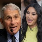 Anthony Fauci and Kim Kardashian