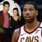 Rob and Kim Kardashian and Tristan Thompson
